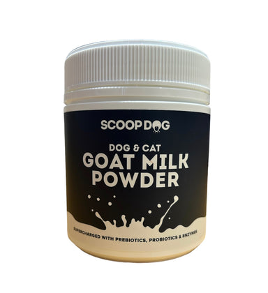 Goat milk powder, Scoop Dog