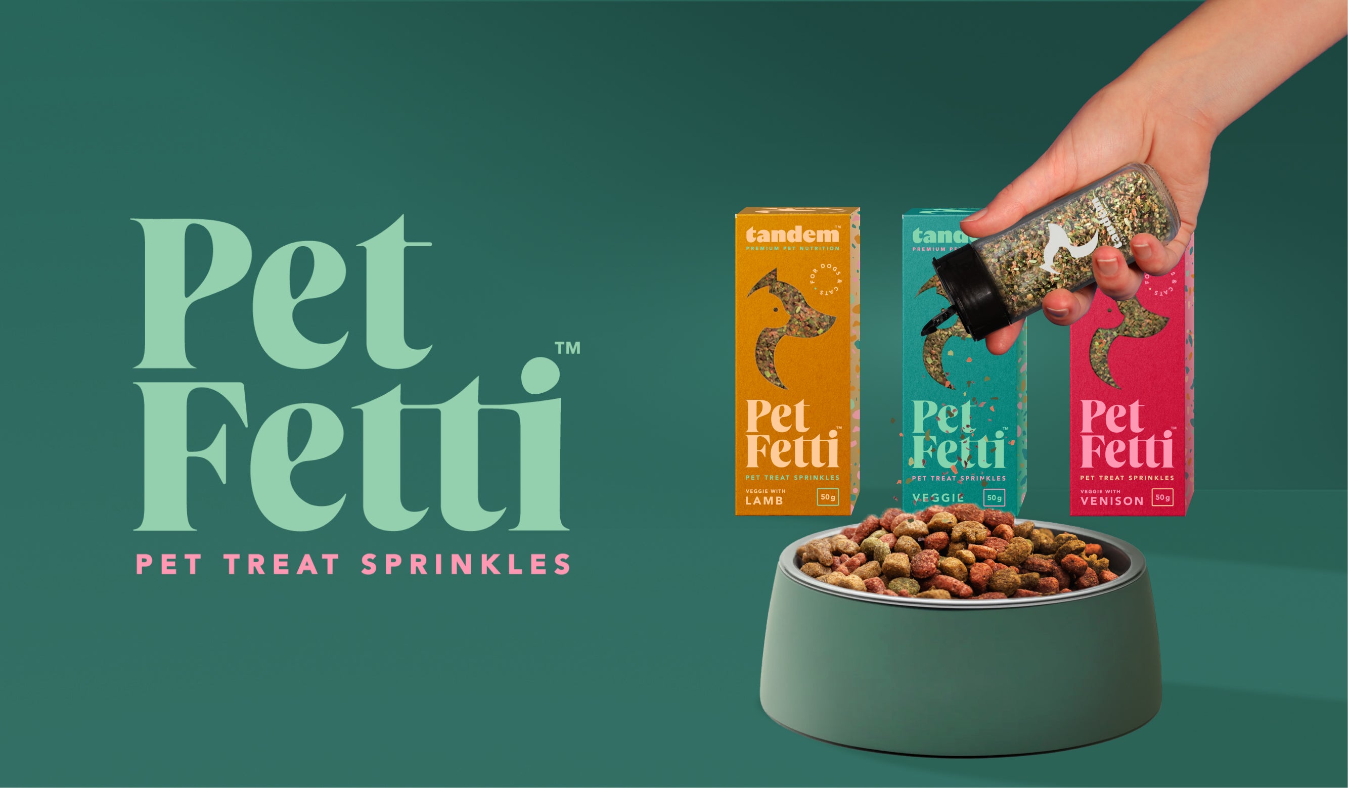 Pet Fetti, meal topper