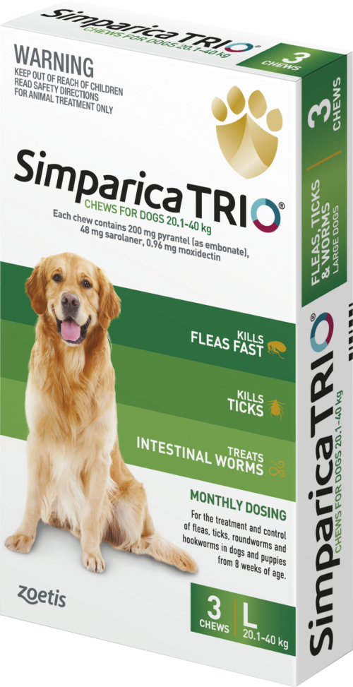Simparica Trio Chew Single Tablet