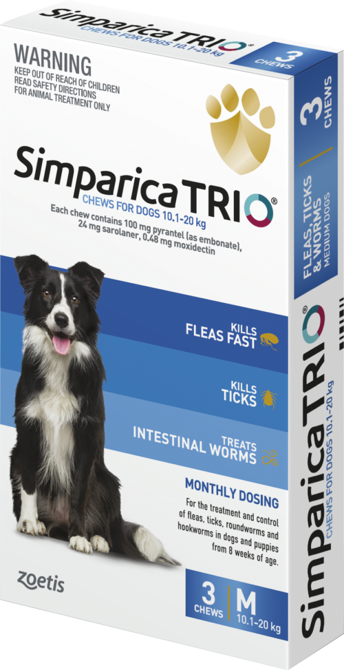 Simparica Trio Chew Single Tablet