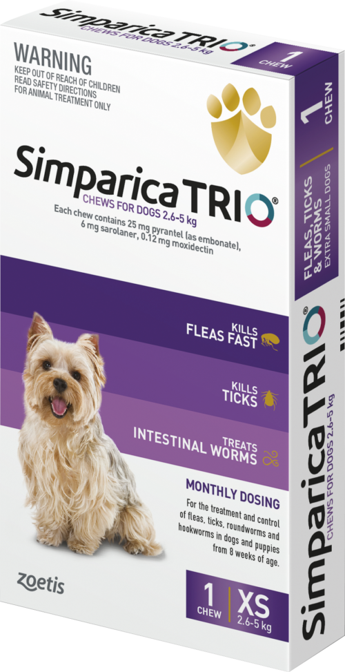 Simparica Trio Chew Single Tablet