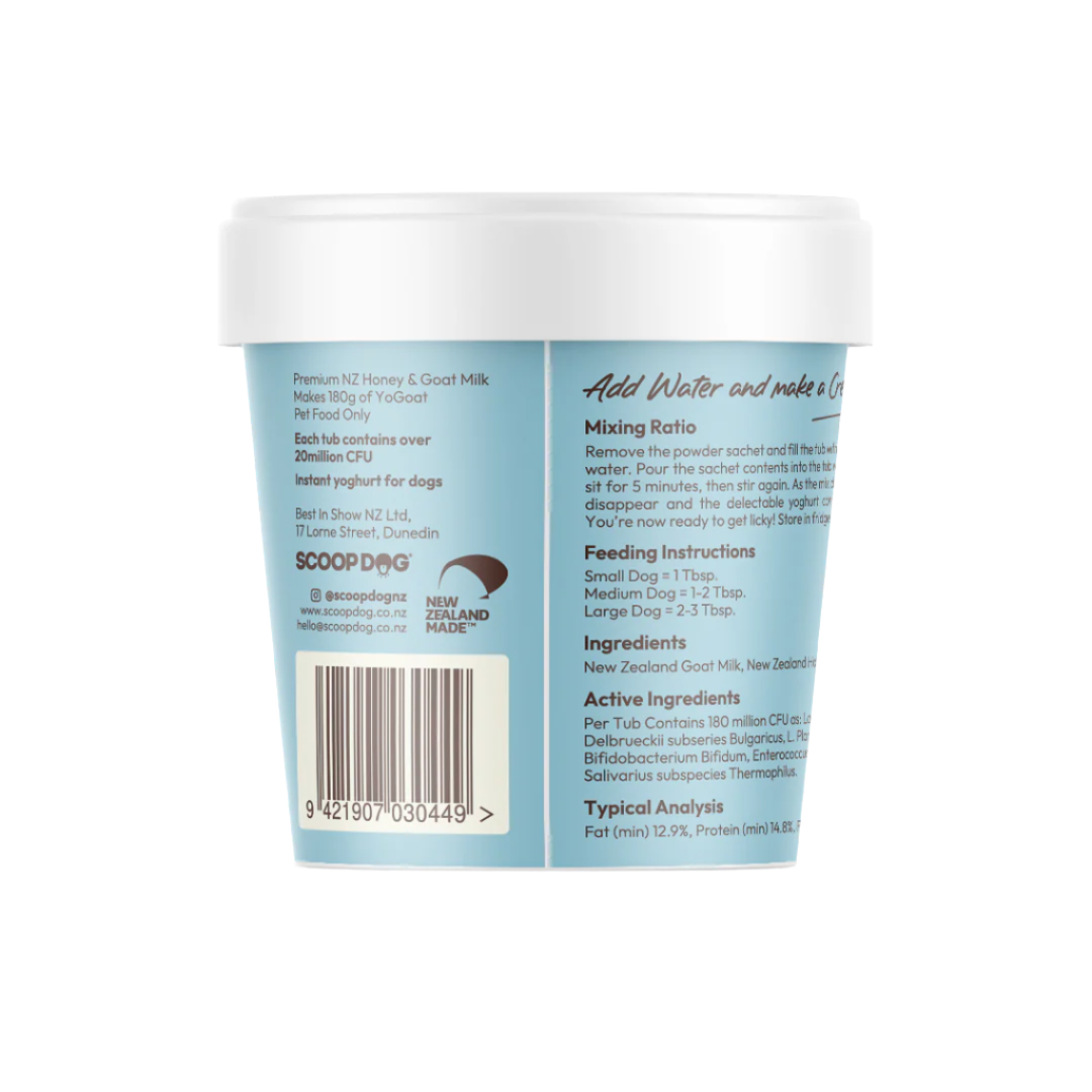 Goat milk yoghurt
