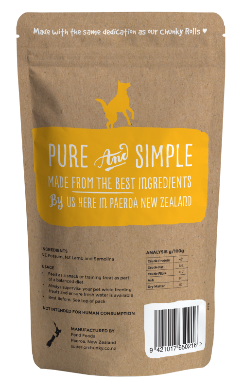 Possyum, treat, training