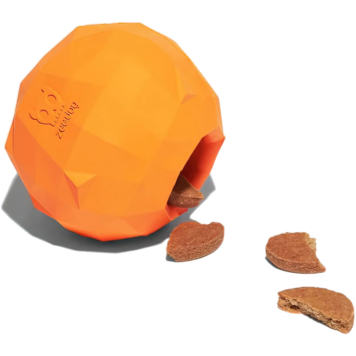 Zee.Dog Super Fruitz Treat Dispensing Toy - Orange