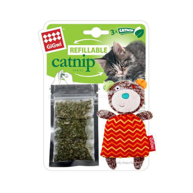 Gigwi Catnip Cat Toy Bear