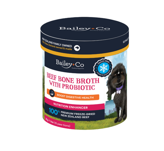 Bone broth, probiotic