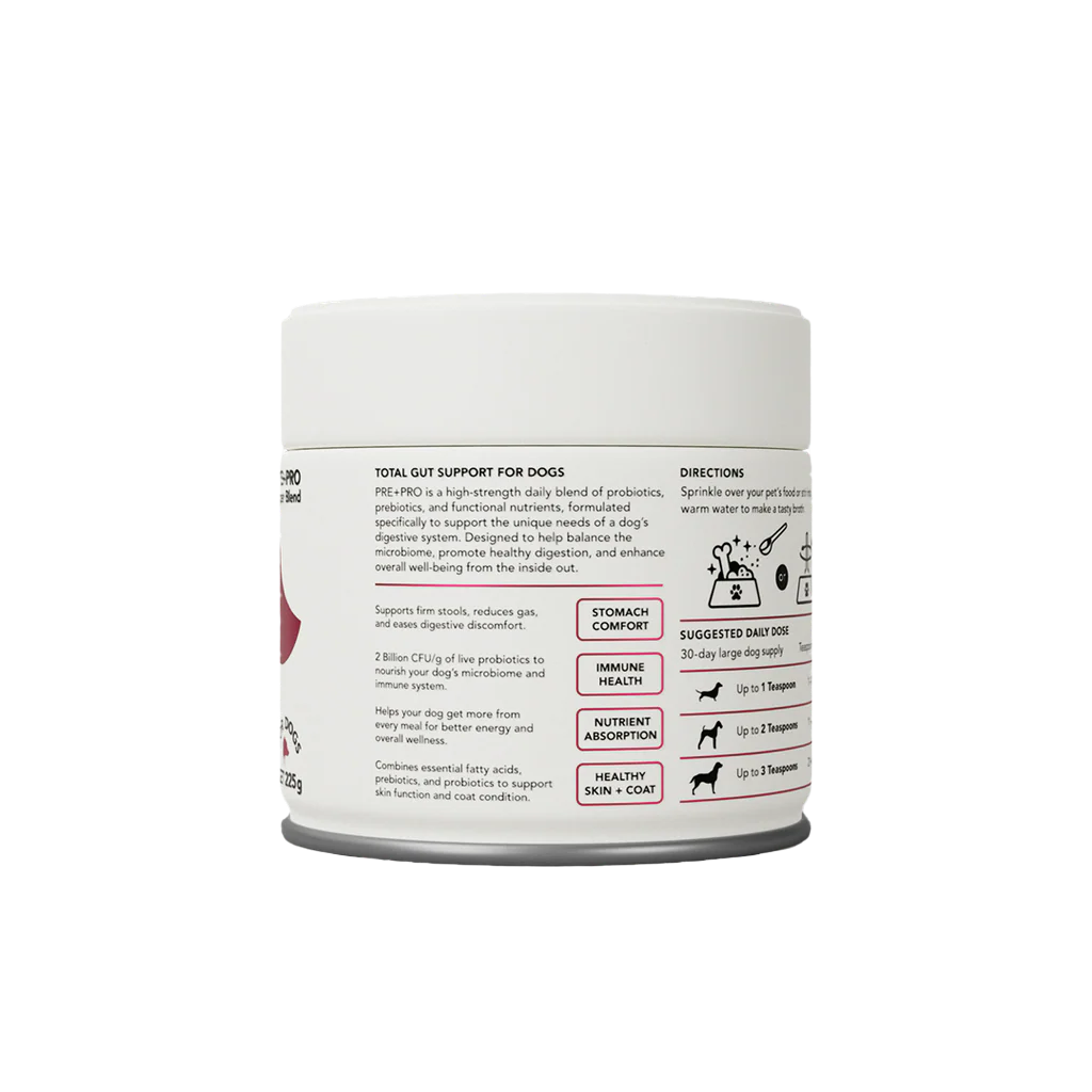 Pre + pro biotic supplement