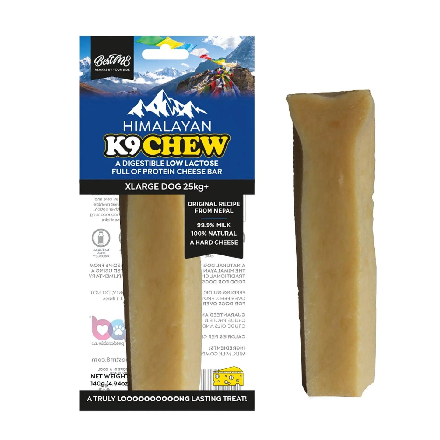 Milk chew, dental treat, dog treat