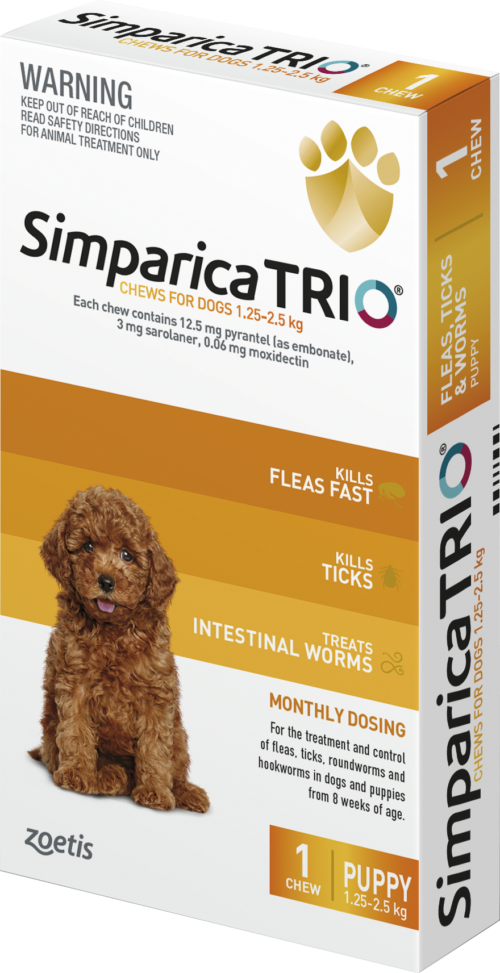 Simparica Trio Chew Single Tablet