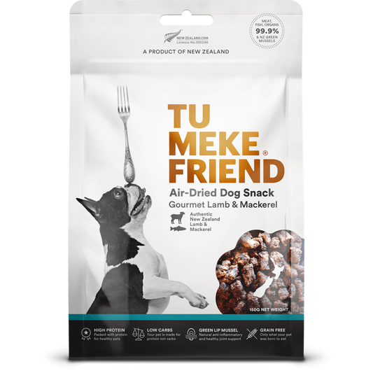 Dog treat, training aid, air dried