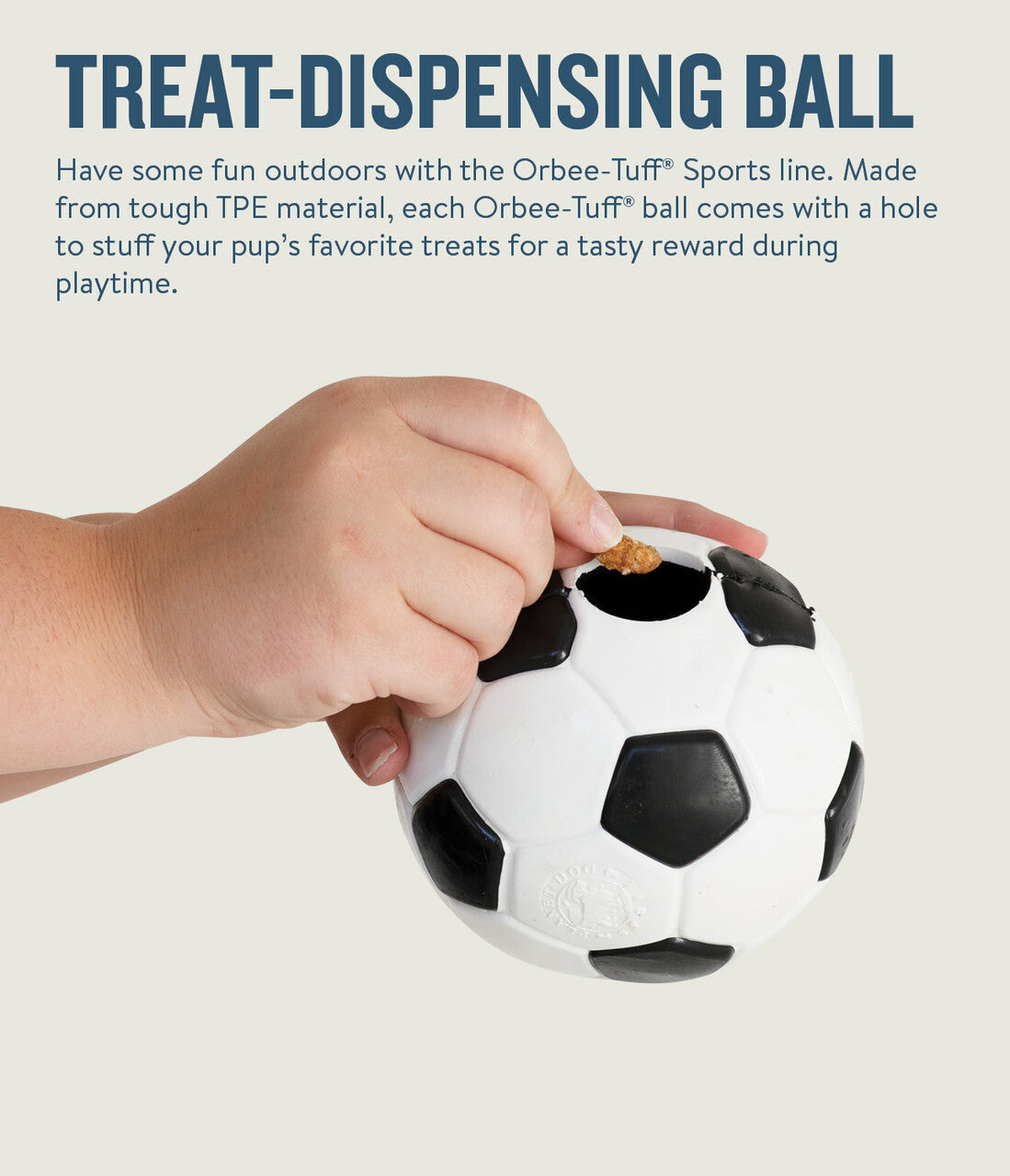 Orbee-Tuff Treat Dispenser Soccer Ball